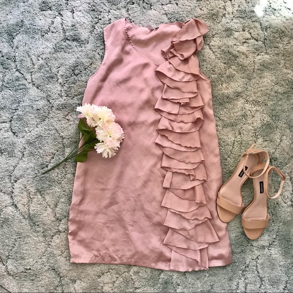 - Beautiful unique satin dress